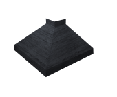 Угол отлива внешний 200 0,45 Print Premium с пленкой Grey Wood TwinColor Центр Кровли