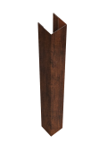 Стойка жалюзи Texas 0,45 Print Premium Cherry Wood Dark FTC (3м) Центр Кровли