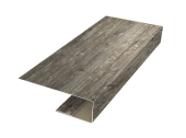 J-Профиль 12мм 0,45 Print Elite Nordic Wood TwinColor (2м) Центр Кровли
