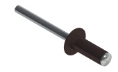 Заклёпка вытяжная Daxmer 3,2х8,0 RAL 8017 (1000 шт) сталь/сталь Центр Кровли