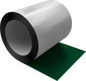 Отмотка Inside Grand Line с внутренним диаметром намотки 600мм 0,5 Satin Matt TX RAL 6005 зеленый мох Центр Кровли