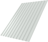 Профнастил С8A в01 Grand Line 0,45 ПЭ двухсторонний с пленкой RAL 9003 сигнальный белый Центр Кровли