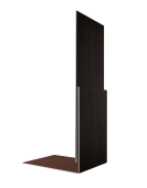 Планка приемная оконная 0,45 Print Elite Coffee Wood TwinColor (2м) Центр Кровли