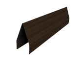 Ламель забора жалюзи Tokyo new 0,45 Print Elite Coffee Wood TwinColor Центр Кровли