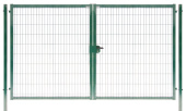 Ворота Medium New Lock 1,73х4,0 RAL 6005 Центр Кровли
