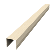 Планка вертикальная обратная для забора жалюзи Palermo 0,45 Print Elite Milky Wood TwinColor (2м) Центр Кровли