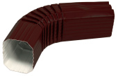 Колено прямоугольное Vortex Matt RAL 8017 Центр Кровли