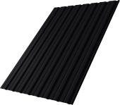 Профнастил С10R Grand Line 0,5 PurPro матовый RAL 9005 черный Центр Кровли