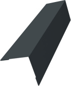 Угол внешний 50х50 Grand Line 0,5 Velur RAL 7016 антрацитово-серый (3м) Центр Кровли