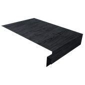 Планка околооконная сложная 300х50х18 (j-фаска) 0,45 Print Premium Grey Wood TwinColor (3м) Центр Кровли