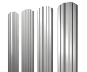 Штакетник Twin фигурный 0,45 Drap TX RAL 7047 телегрей 4 Центр Кровли