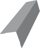 Угол внешний 40х40 Grand Line 0,45 Drap RAL 7004 сигнальный серый (3м) Центр Кровли