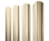 Штакетник Полукруглый Slim фигурный 0,45 Print Elite Milky Wood TwinColor Центр Кровли