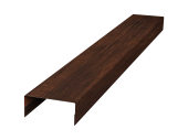 Крышка 30х15 жалюзи Texas 0,45 Print Premium Cherry Wood Dark FTC (2,5м) Центр Кровли