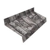 Отлив простой 50 0,45 Print Elite Fine Stone TwinColor (3м) Центр Кровли