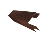 Планка угла внешнего сложного БХ new 0,45 Print Premium Cherry Wood Fresh TwinColor (3м) Центр Кровли