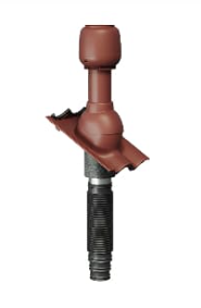 фото Комплект универсальный вентиляции Braas D125 для волновой черепицы Франкфуртская/Таунус, вишня Центр Кровли картинка Комплект универсальный вентиляции Braas D125 для волновой черепицы Франкфуртская/Таунус, вишня Центр Кровли