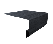 Планка околооконная сложная 250х75х18 (j-фаска) 0,45 Print Premium Grey Wood TwinColor (2м) Центр Кровли