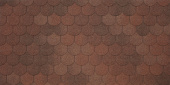 Черепица гибкая Tegola Assisi terracotta 420 (терракотта) Центр Кровли