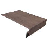 Планка околооконная сложная 250х50х12 (j-фаска) 0,45 Print Elite White Wood TwinColor (3м) Центр Кровли