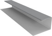 Планка П-образная Экобрус Grand Line 0,45 Drap ТХ RAL 7004 сигнальный серый (2м) Центр Кровли