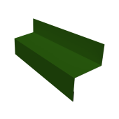 Отлив межэтажный 45 0,45 PE с пленкой RAL 6002 лиственно-зеленый (3м) Центр Кровли