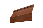 Ламель забора жалюзи Milan Slim 0,45 Print-Double Premium с пленкой Golden Wood Fresh Центр Кровли