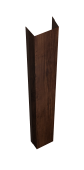 Крепежная планка нижняя Texas 0,45 Print Premium Cherry Wood Fresh TwinColor (1,8м) Центр Кровли