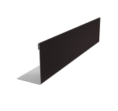 Нащельник 125 Texas 25х35 0,5 PurPro RAL 9005 черный (L1,8) Центр Кровли