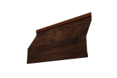 Ламель забора жалюзи Milan Slim 0,45 Print Elite с пленкой Cherry Wood TwinColor Центр Кровли