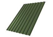 Профнастил С20A 0,5 Satin Matt TX RAL 6020 хромовая зелень Центр Кровли