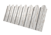 Профнастил C10A фигурный 0,45 Print Elite Snow Wood TwinColor Центр Кровли