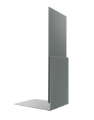 Планка приемная оконная 0,45 PE с пленкой RAL 7005 мышино-серый (3м) Центр Кровли