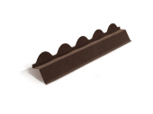 Планка карнизная для композитной черепицы Metrotile Romana коричневый (1,1м) Центр Кровли