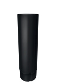 Труба круглая Optima Matt 90мм 3м RAL 9005 Центр Кровли