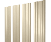 Штакетник Twin с прямым резом 0,45 Print Elite Milky Wood Twin с прямым резомColor Центр Кровли