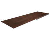 Планка финишная 48х25 0,45 Print Premium Cherry Wood Dark FTC (3м) Центр Кровли