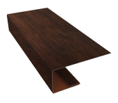 J-Профиль 18мм 0,45 Print Premium Cherry Wood Dark FTC (3м) Центр Кровли
