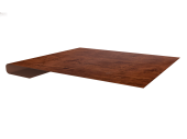 Планка завершающая 0,45 Print Premium Cherry Wood Fresh TwinColor (2м) Центр Кровли