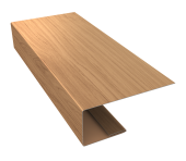J-Профиль 18мм 0,45 Print Elite Honey Wood TwinColor (2м) Центр Кровли
