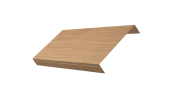 Ламель обратная 150 забора жалюзи Texas 0,45 Print Elite с пленкой Honey Wood TwinColor Центр Кровли