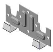 Пластина кляммерная стартовая AR П39х10х1,2М НС 430 Центр Кровли