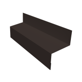 Отлив межэтажный 45 0,5 Velur X RR 32 темно-коричневый (2м) Центр Кровли