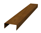 Крышка 45х20 жалюзи Texas 0,45 Print-double Elite Golden Wood (2,5м) Центр Кровли