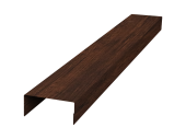 Крышка 30х15 жалюзи Texas 0,45 Print-Double Premium Cherry Wood Dark F (3м) Центр Кровли