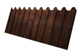 Профнастил С8A v01 фигурный 0,45 Print-Double Premium Cherry Wood Fresh Центр Кровли