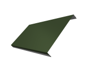 Ламель обратная 200 забора жалюзи Texas 0,5 Satin Matt TX RAL 6020 хромовая зелень Центр Кровли