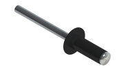 Заклёпка вытяжная Daxmer 3,2х8 RAL 9005 (20х1000шт) ал/ст Центр Кровли