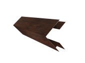 Планка угла внешнего сложного БХ new 0,45 Print-Double Premium Cherry Wood Dark F (3м) Центр Кровли