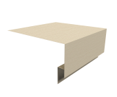 Планка околооконная сложная Экобрус Grand Line 200х75х25 0,45 Print Elite Milky Wood TwinColor (3м) Центр Кровли